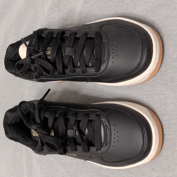 Brown Leather Crossbody Bag & Skecher Black Leather Sport Court 2.0 In Box - Picture 7 of 12